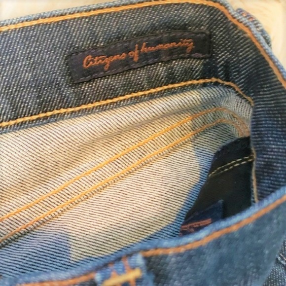 CITIZENS OF HUMANITY JEROME DAHAN BOOTCUT 24 bell bottoms - Picture 4 of 6